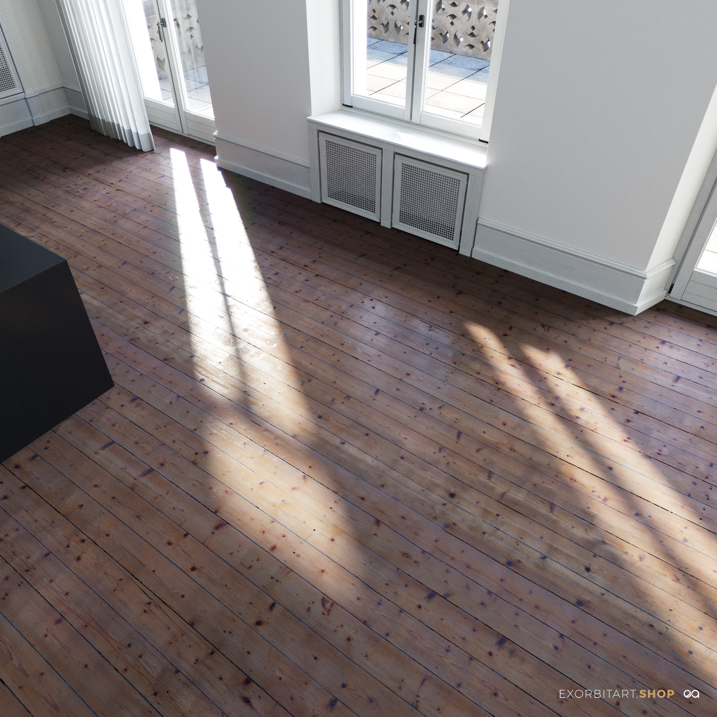 scanned wood floor textures