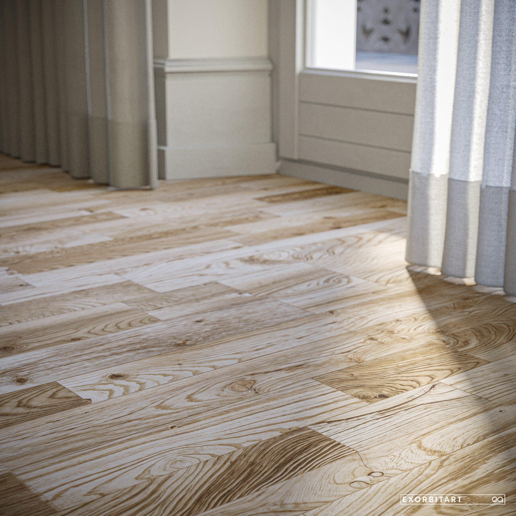 Fine Interior Wood Flooring Texture 2
